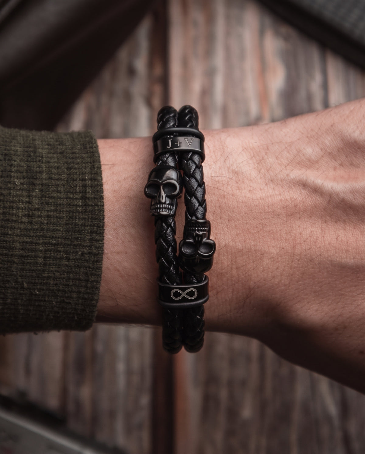 PULSERAS CUERO HOMBRE (PHA)