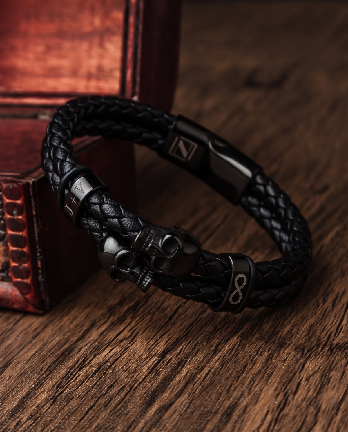 PULSERAS CUERO HOMBRE (PHA)