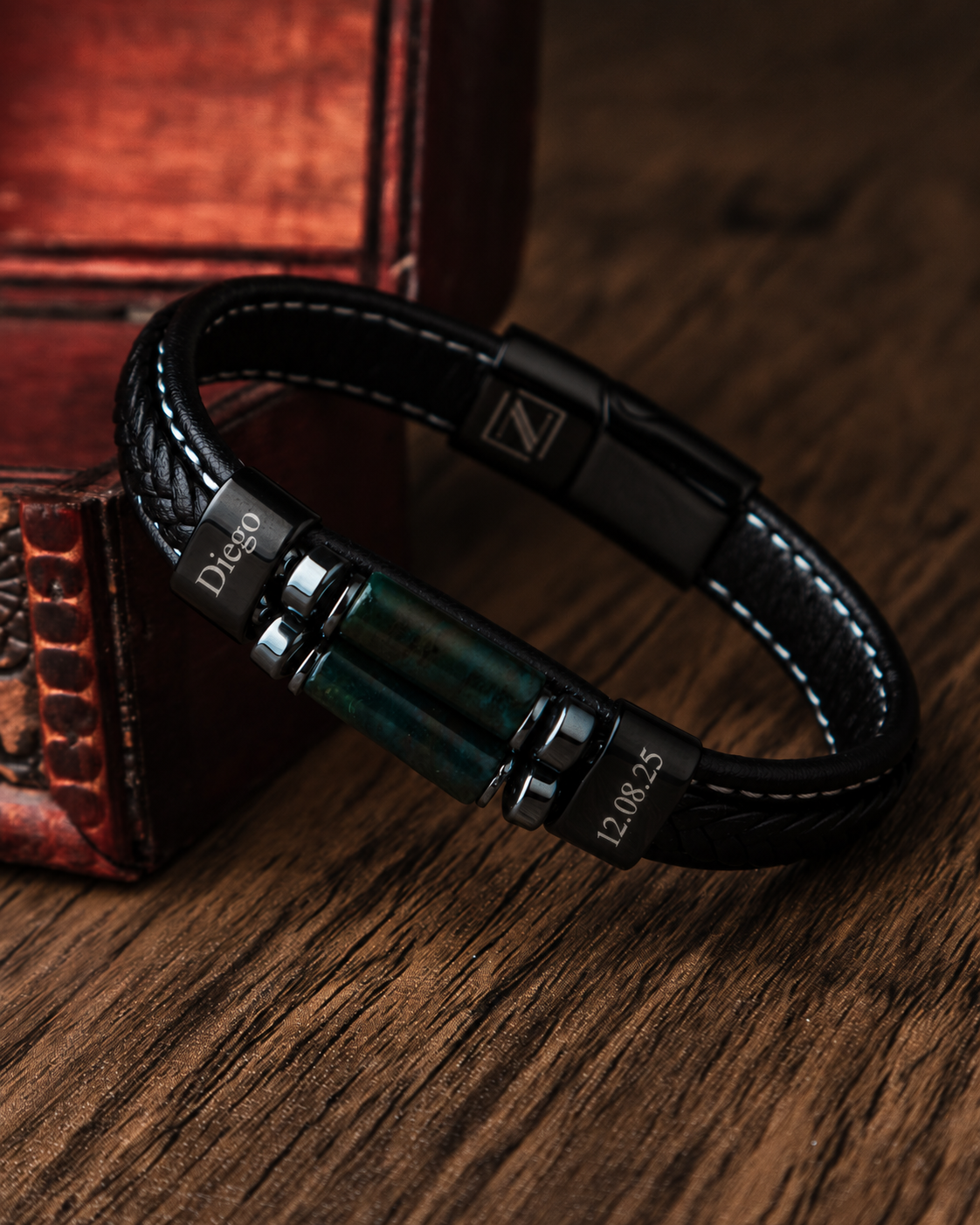 PULSERAS CUERO HOMBRE (PHA)