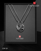 COLLARES PAREJA SOL Y LUNA SILVER (CPF)