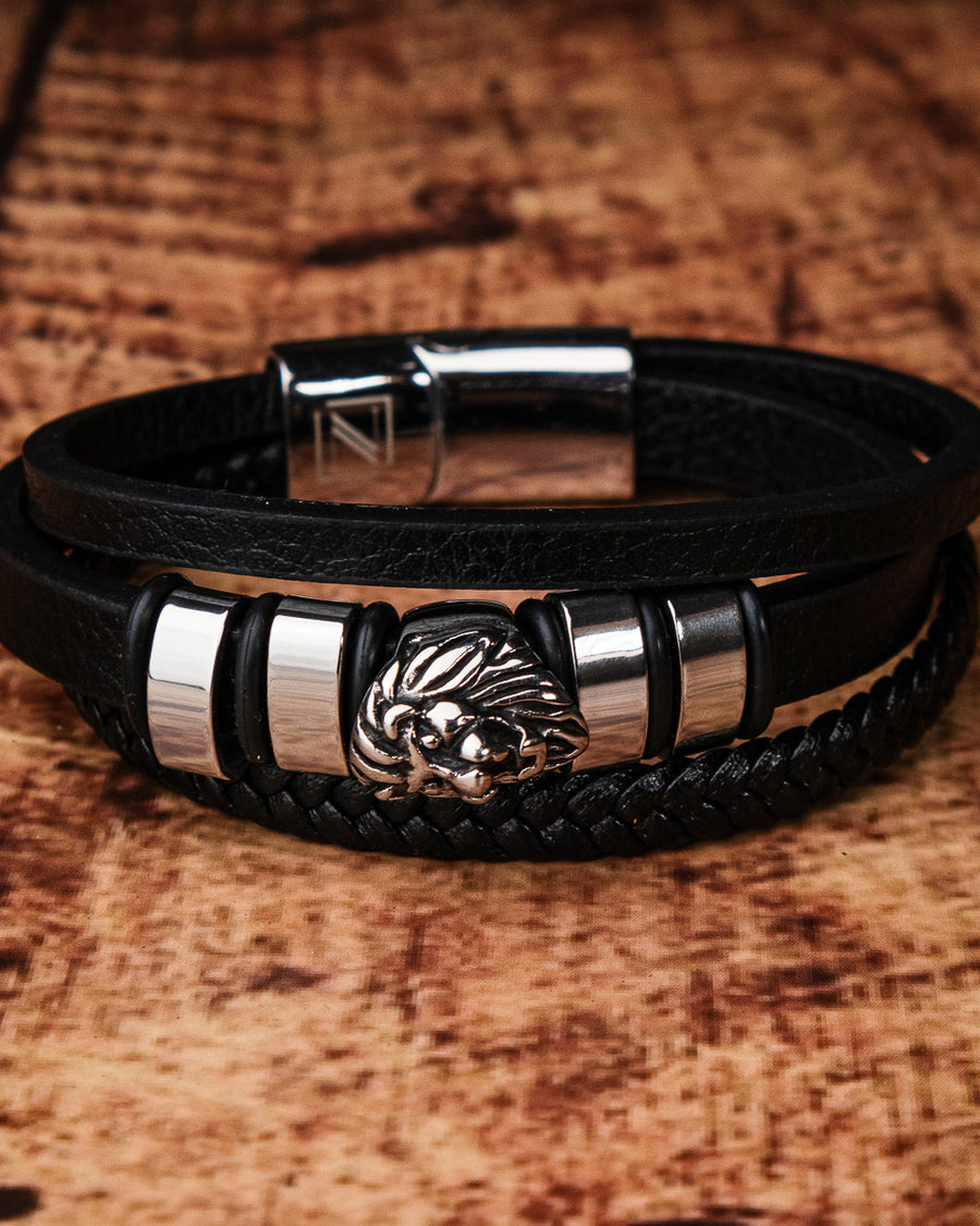 PULSERAS CUERO HOMBRE (PHA)