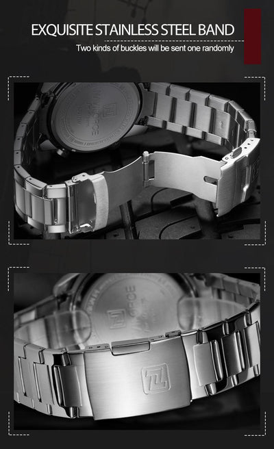 RELOJ HOMBRE PLATEADO NAVIFORCE - NOVARIS