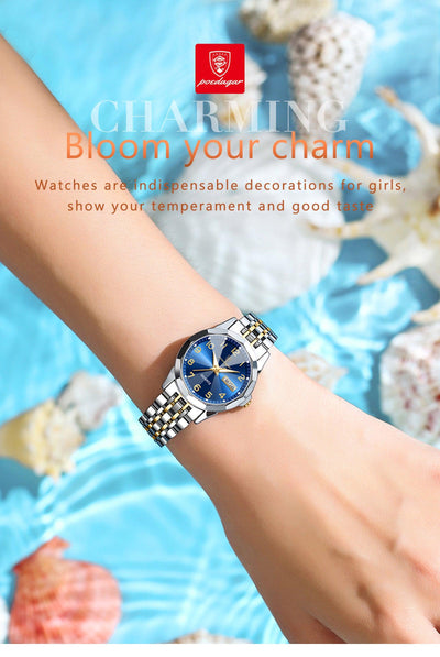 RELOJ DAMA SILVER/AZUL PODEGAR - NOVARIS