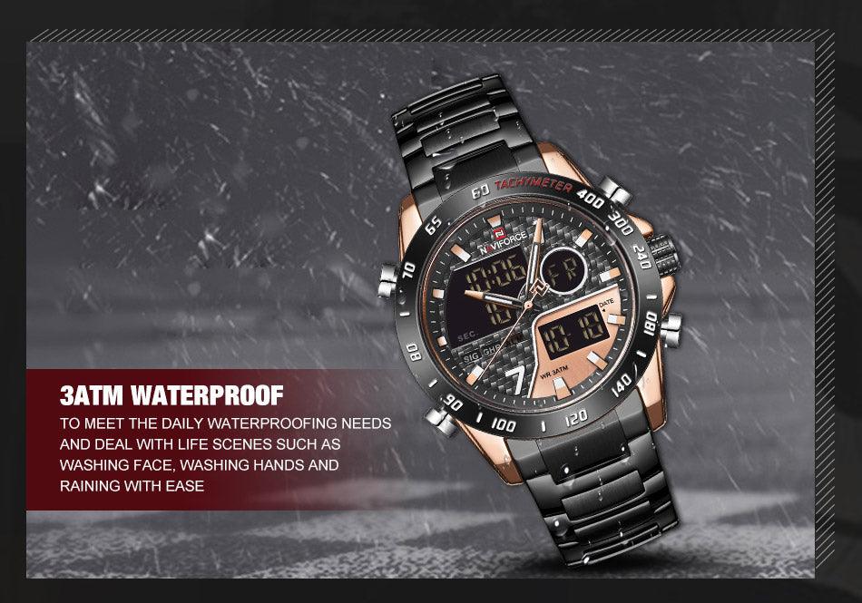 RELOJ HOMBRE NAVIFORCE BLACK - NOVARIS