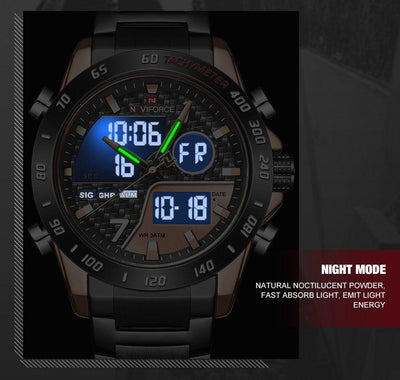 RELOJ HOMBRE NAVIFORCE BLACK - NOVARIS