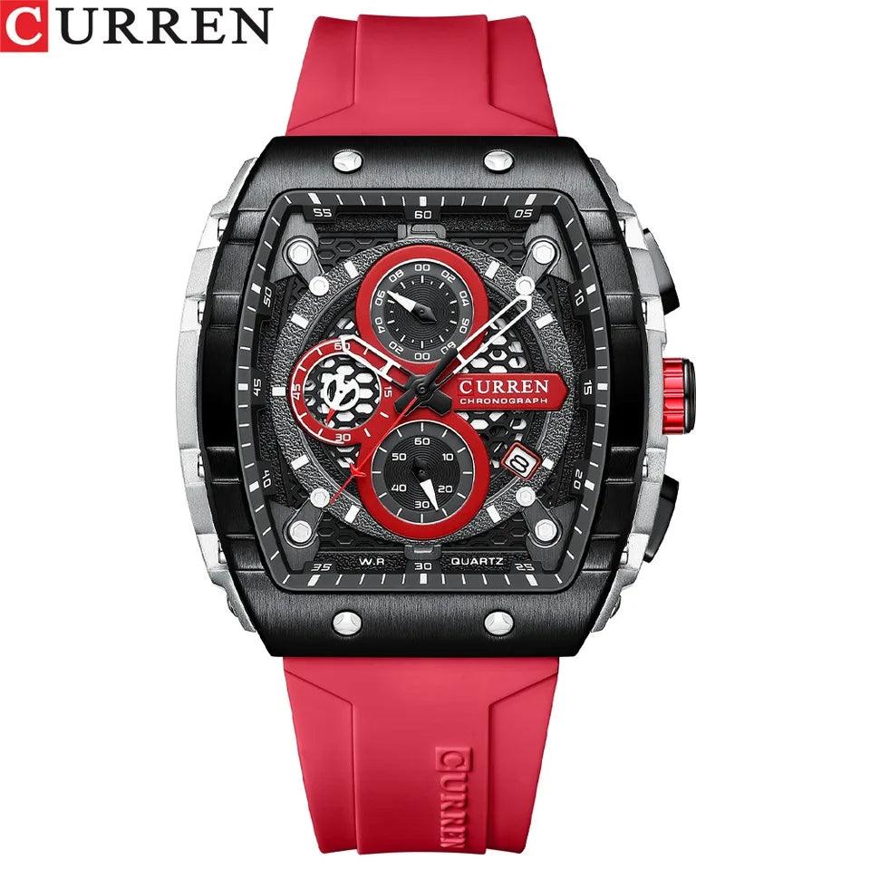 RELOJ HOMBRE ROJO CURREN - NOVARIS