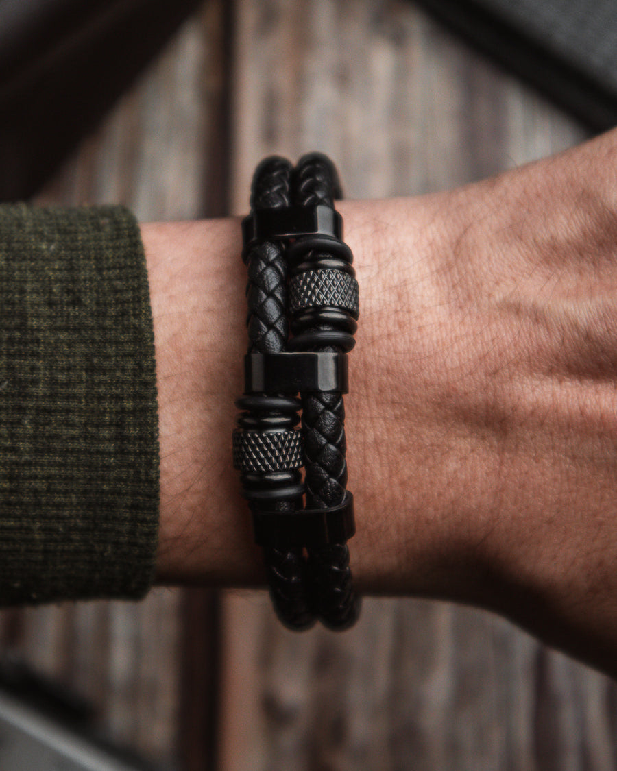 PULSERAS CUERO HOMBRE (PHA)