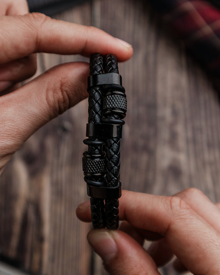 PULSERAS CUERO HOMBRE (PHA)