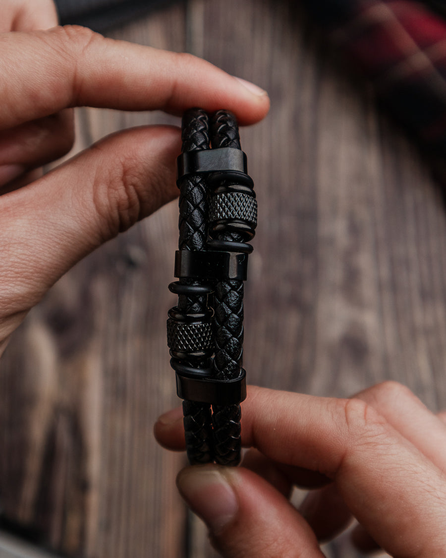 PULSERAS CUERO HOMBRE (PHA)