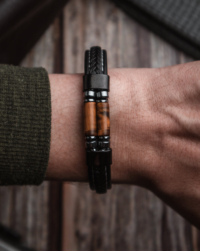 PULSERAS CUERO HOMBRE (PHA)
