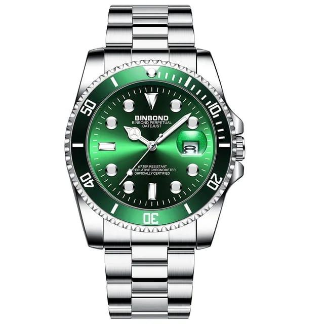 RELOJ HOMBRE SILVER/VERDE POEDAGAR - NOVARIS