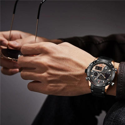 RELOJ HOMBRE NAVIFORCE BLACK - NOVARIS