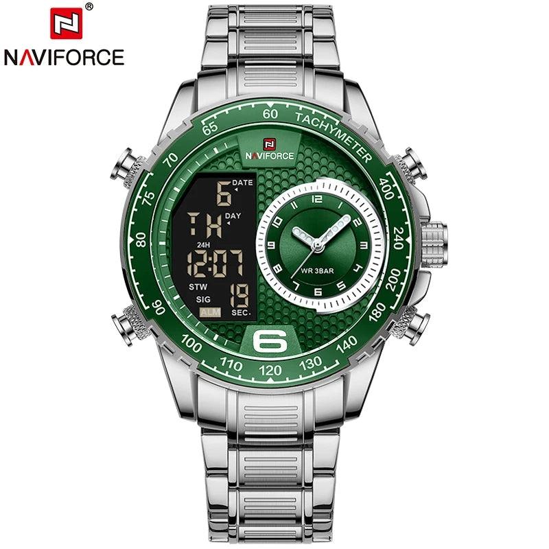 RELOJ HOMBRE VERDE NAVIFORCE - NOVARIS