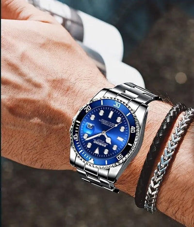 RELOJ HOMBRE AZUL PEODAGAR - NOVARIS