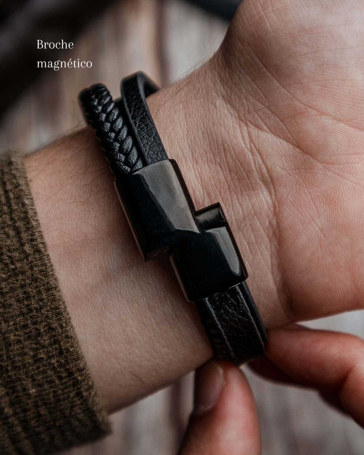 PULSERAS CUERO HOMBRE (PHA)