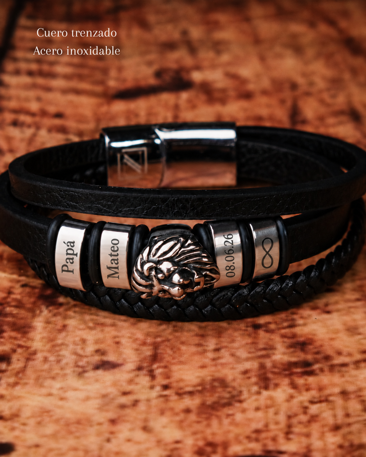 PULSERAS CUERO HOMBRE (PHA)