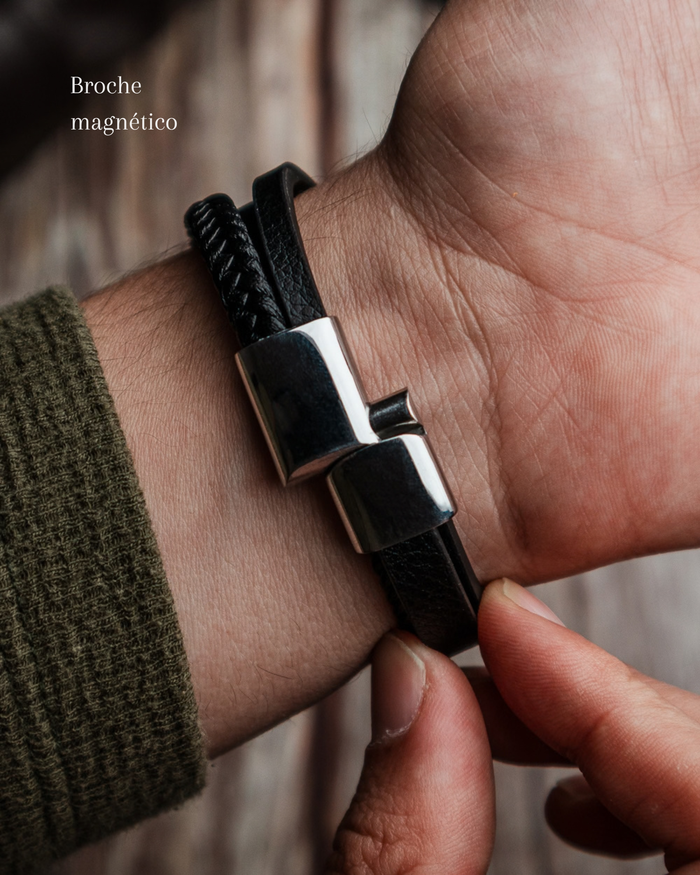 PULSERAS CUERO HOMBRE (PHA)