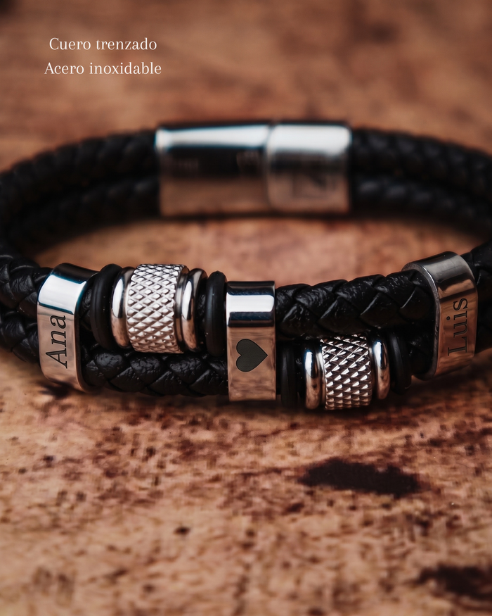 PULSERAS CUERO HOMBRE (PHA)
