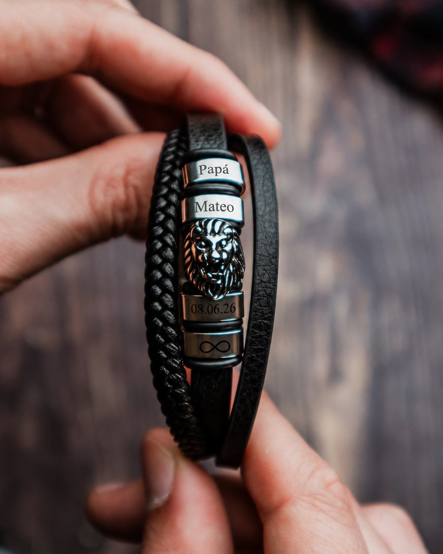 PULSERAS CUERO HOMBRE (PHA)