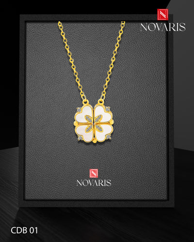 COLLAR MUJER IMANTADO CORAZONES (CDB)