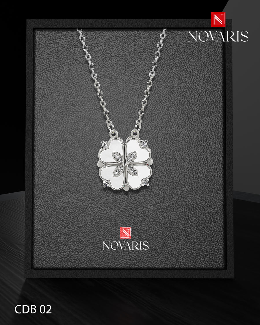 COLLAR MUJER IMANTADO CORAZONES (CDB)