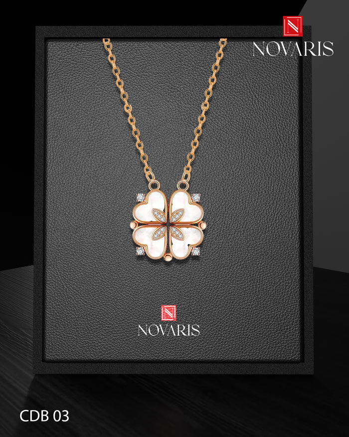 COLLAR MUJER IMANTADO CORAZONES (CDB)