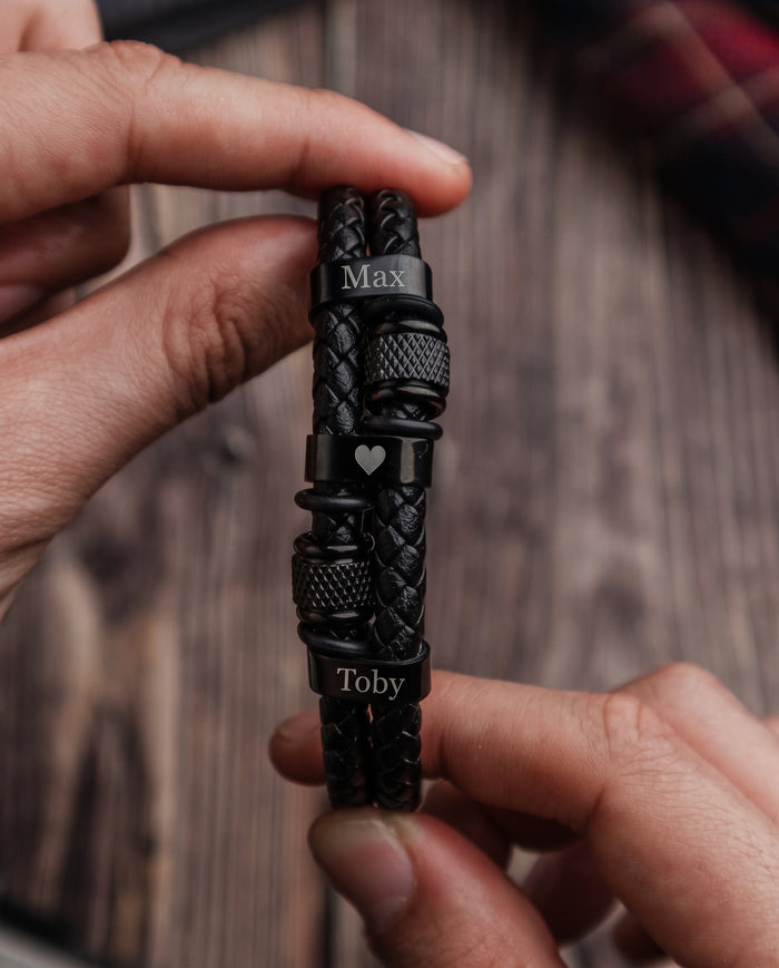 PULSERAS CUERO HOMBRE (PHA)