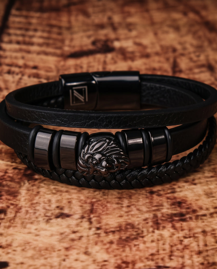 PULSERAS CUERO HOMBRE (PHA)