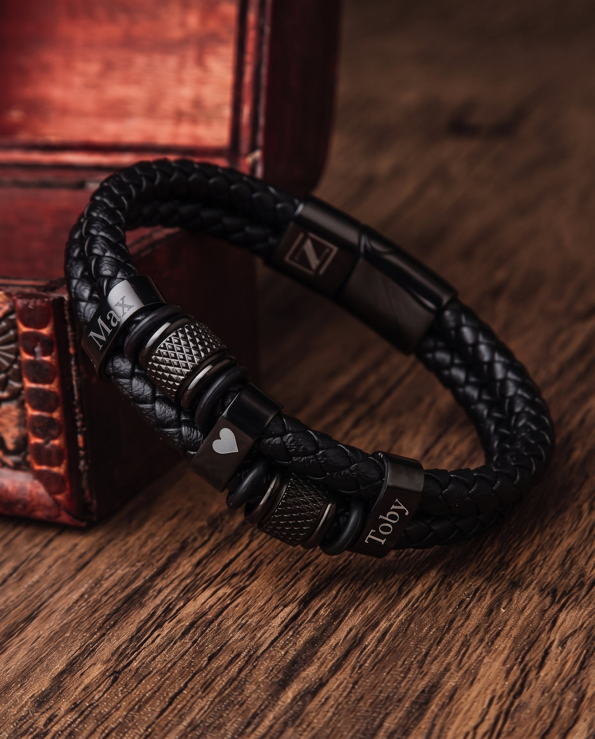 PULSERAS CUERO HOMBRE (PHA)