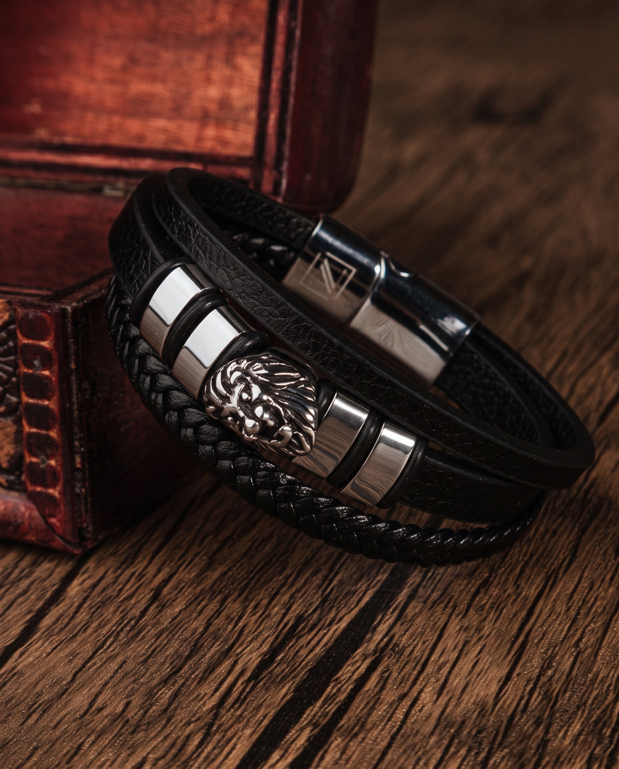 PULSERAS CUERO HOMBRE (PHA)