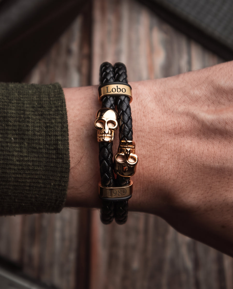 PULSERAS CUERO HOMBRE (PHA)