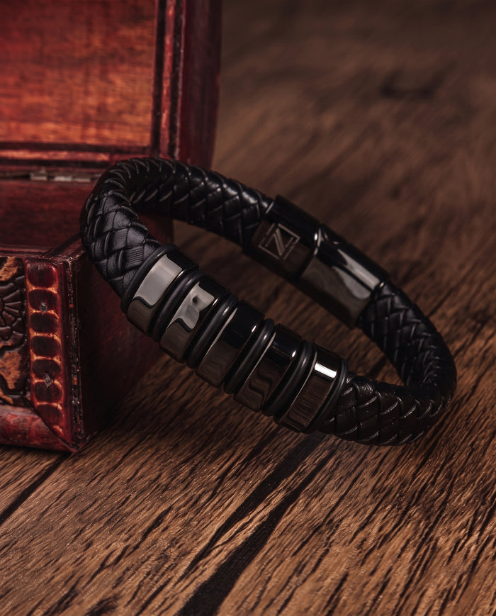 PULSERAS CUERO HOMBRE (PHA)