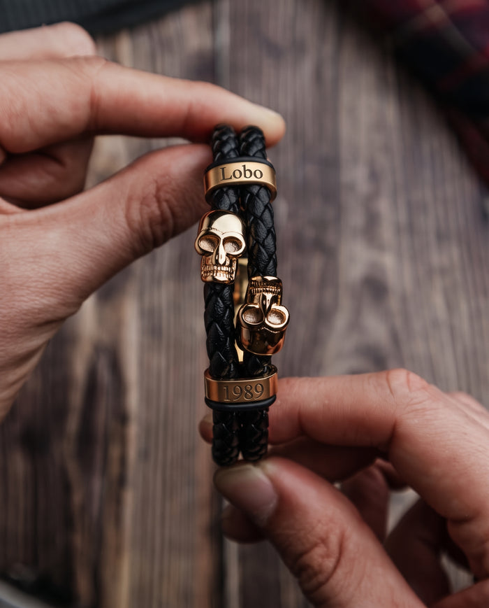 PULSERAS CUERO HOMBRE (PHA)