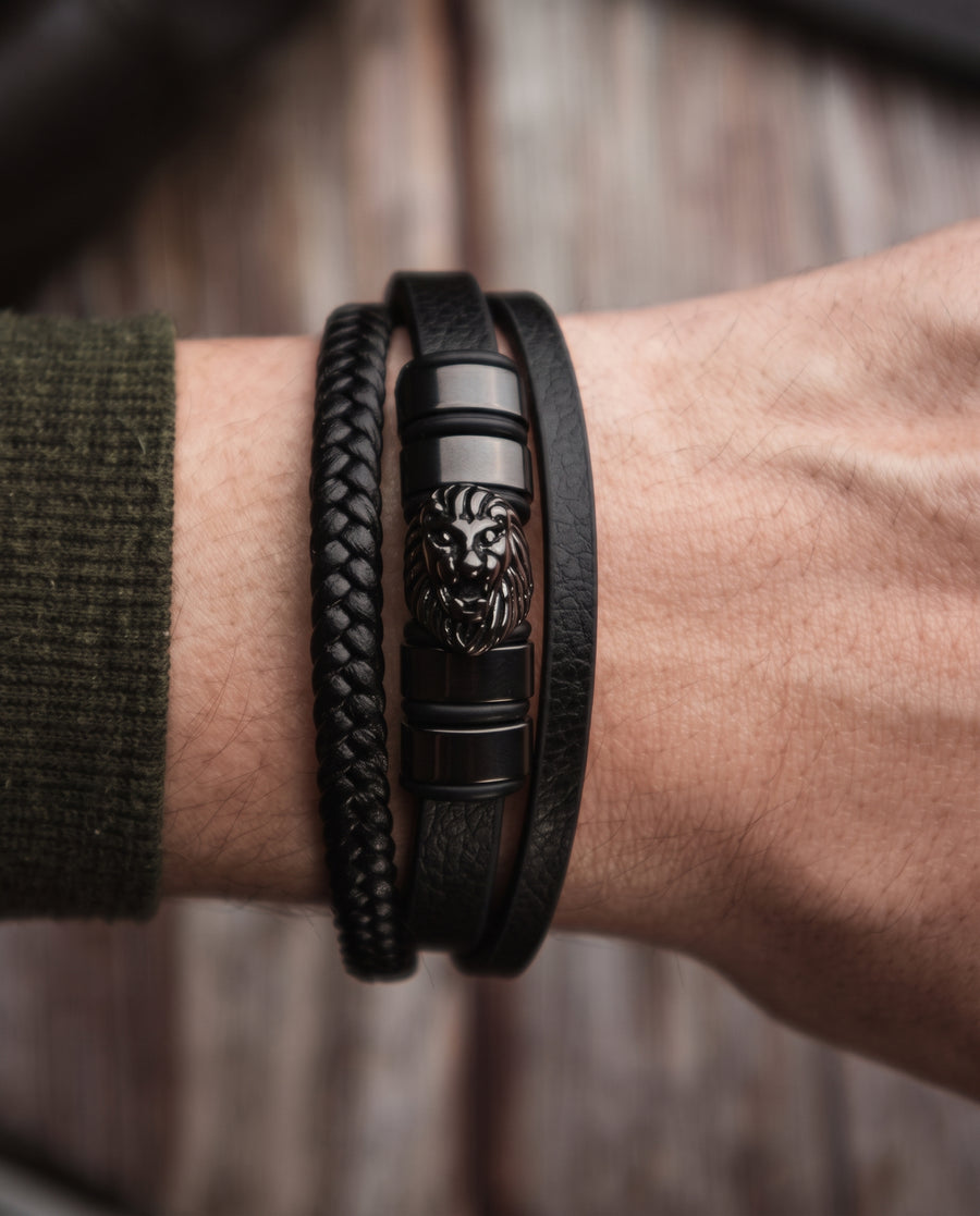 PULSERAS CUERO HOMBRE (PHA)