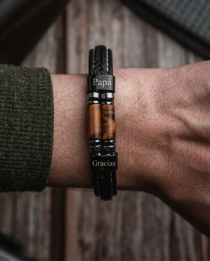 PULSERAS CUERO HOMBRE (PHA)