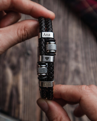 PULSERAS CUERO HOMBRE (PHA)
