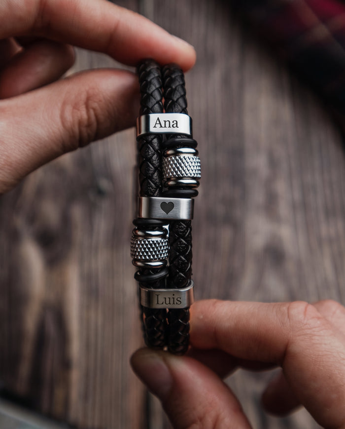 PULSERAS CUERO HOMBRE (PHA)