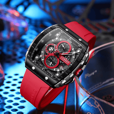 RELOJ HOMBRE ROJO CURREN - NOVARIS