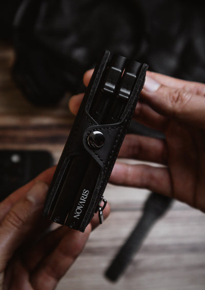 BILLETERA HOMBRE DUAL DELUXE BLACK (BHD01)