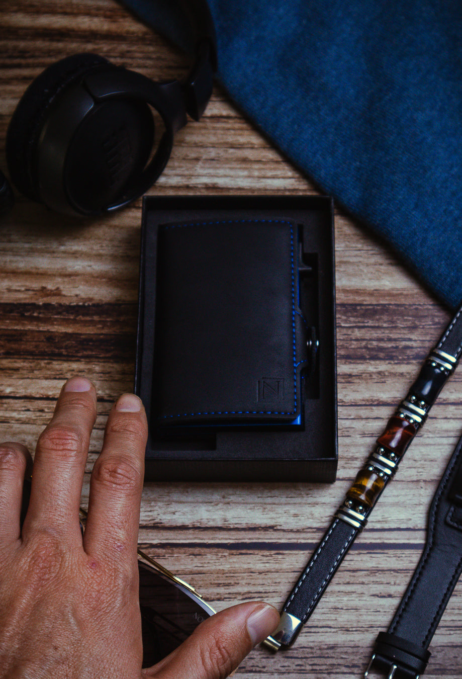 BILLETERA HOMBRE PULSE BLUE (BHC03)