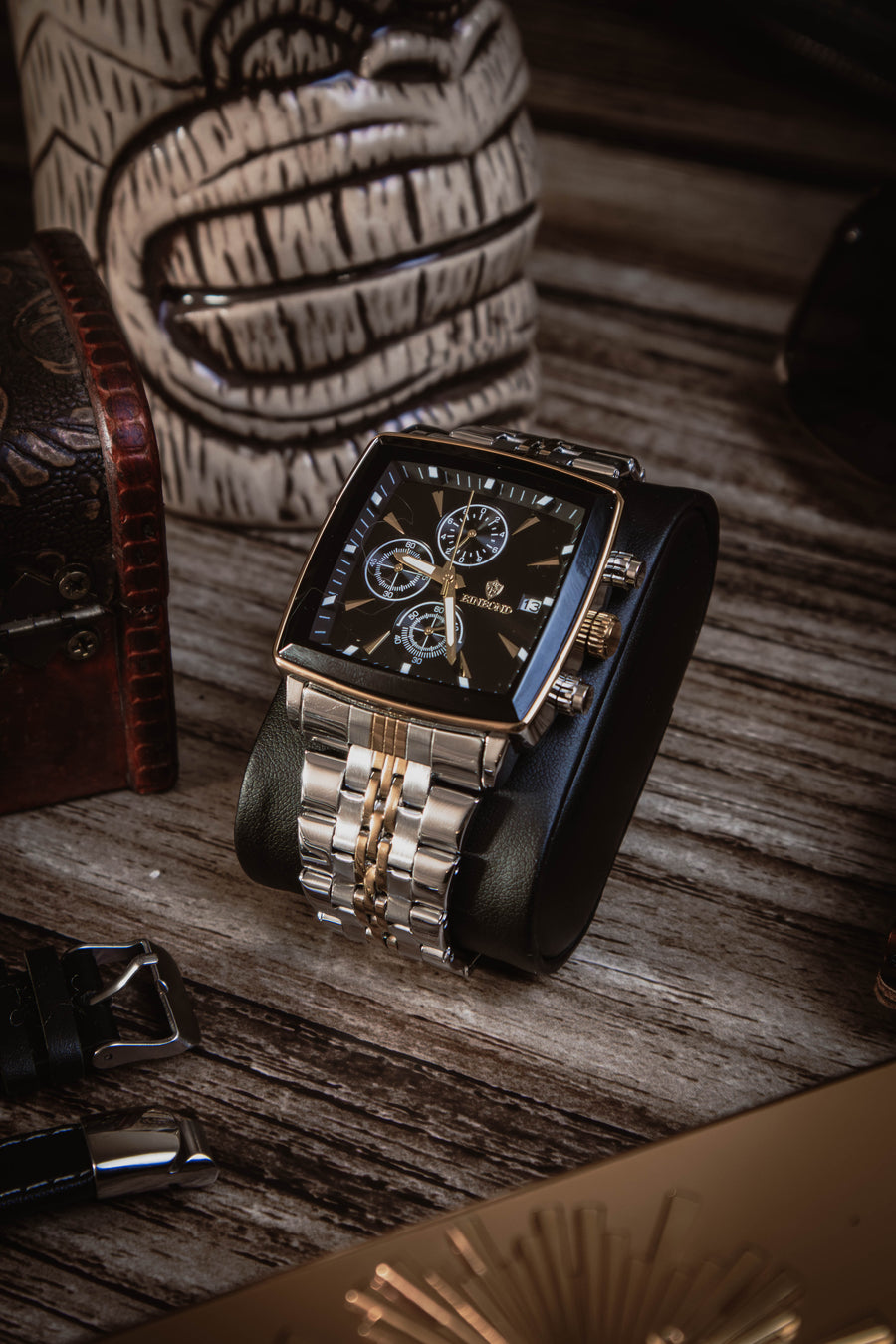 RELOJ HOMBRE SQUARE BINBOND (RHG)