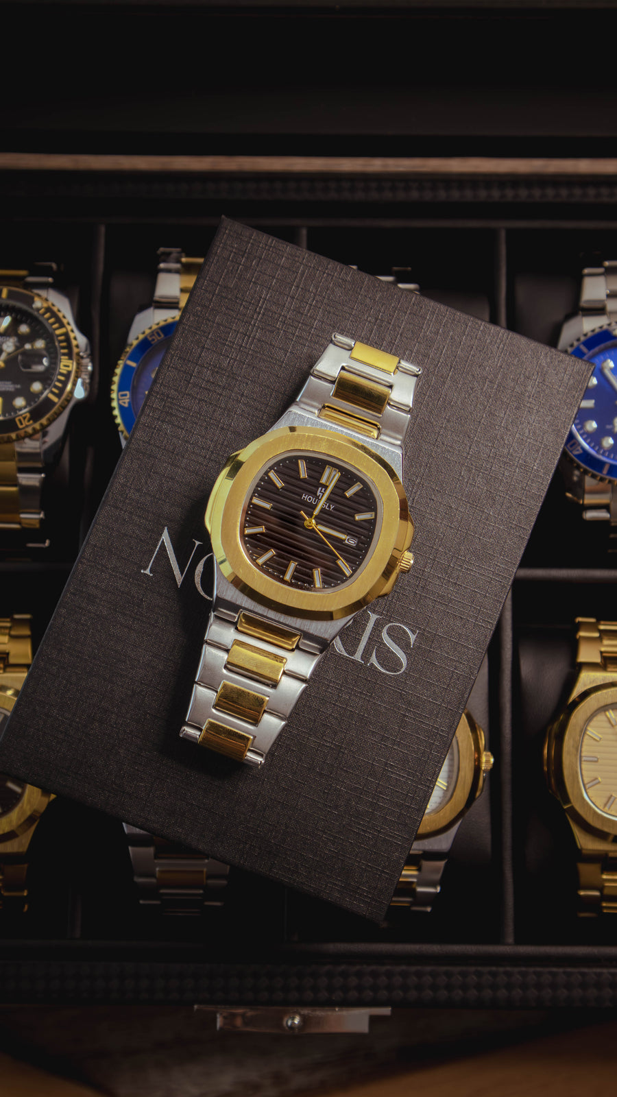 RELOJ HOMBRE GOLD MONEY HOURSLY (RHF)