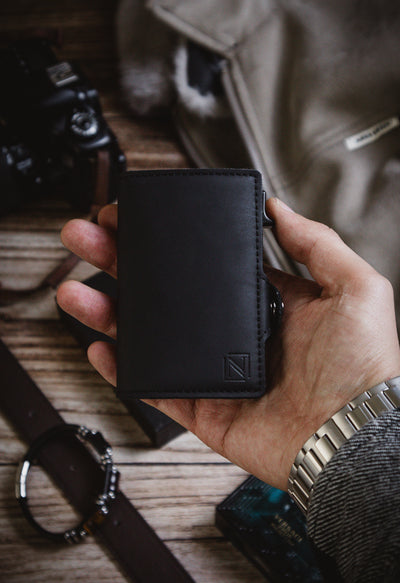 BILLETERA HOMBRE DELUXE BLACK (BHB01)