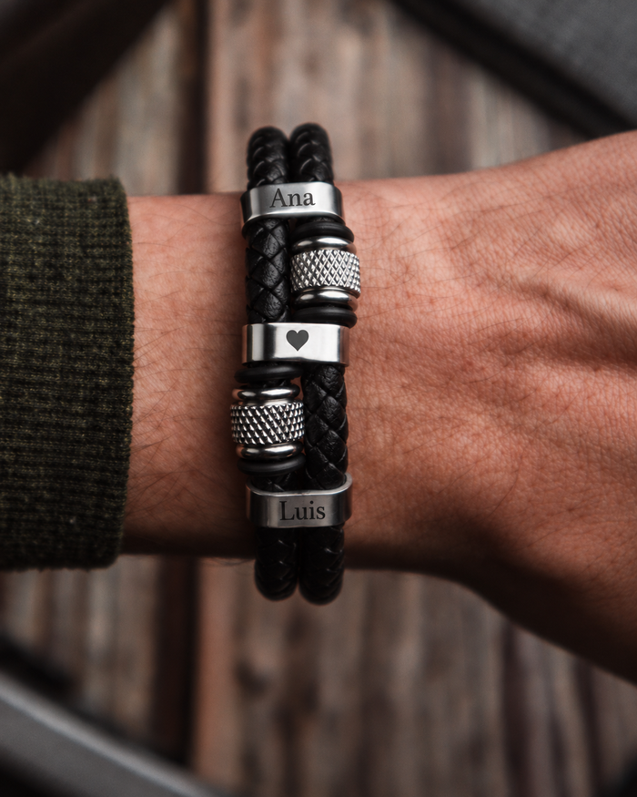 PULSERAS CUERO HOMBRE (PHA)