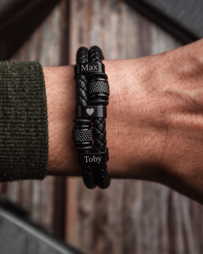 PULSERAS CUERO HOMBRE (PHA)