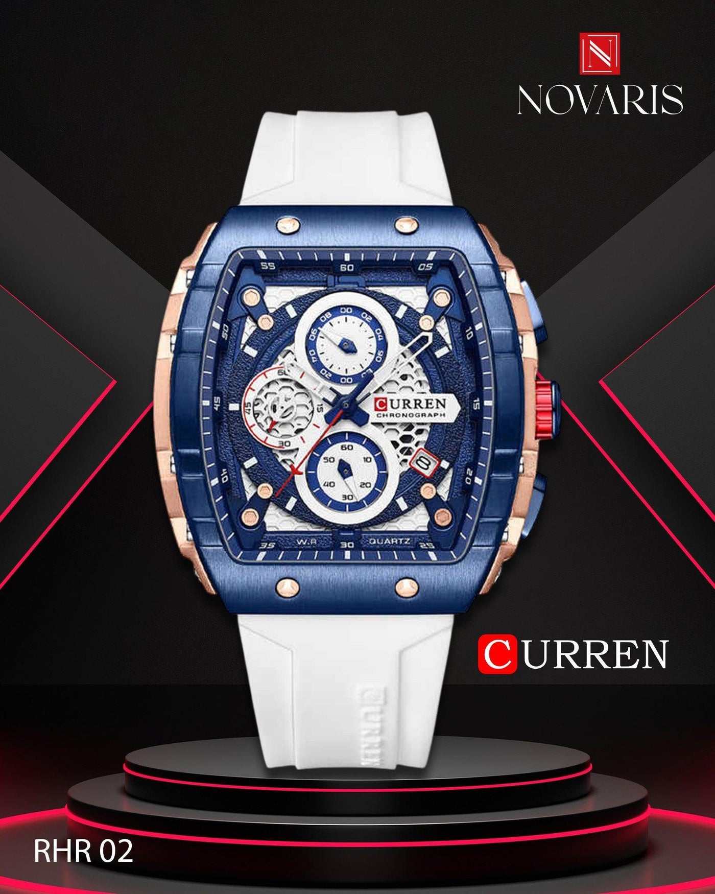 RELOJ HOMBRE STELLAR CURREN (RHR)