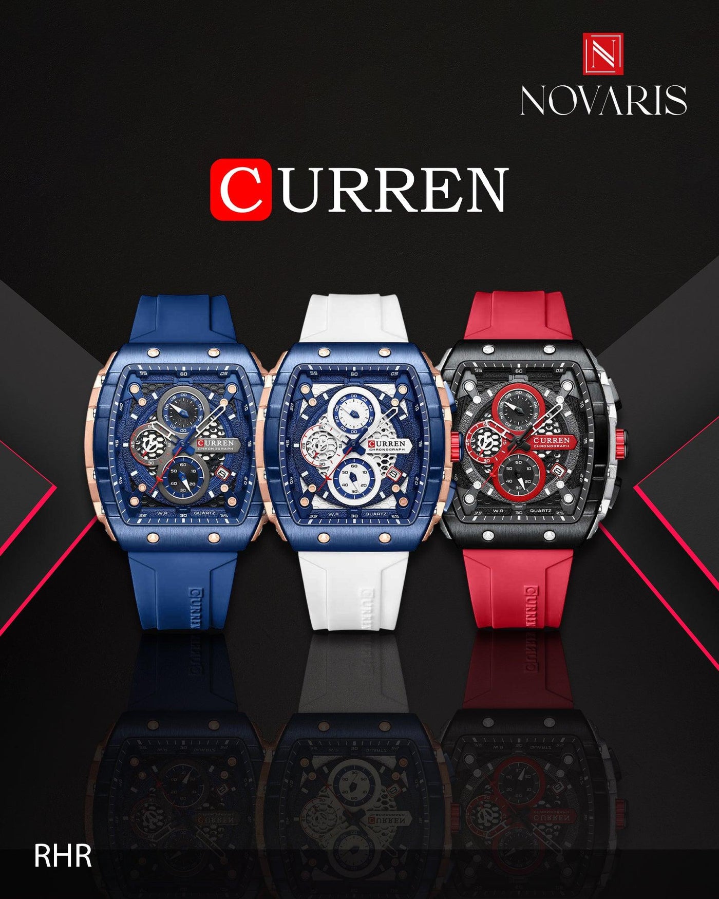 RELOJ HOMBRE STELLAR CURREN (RHR)