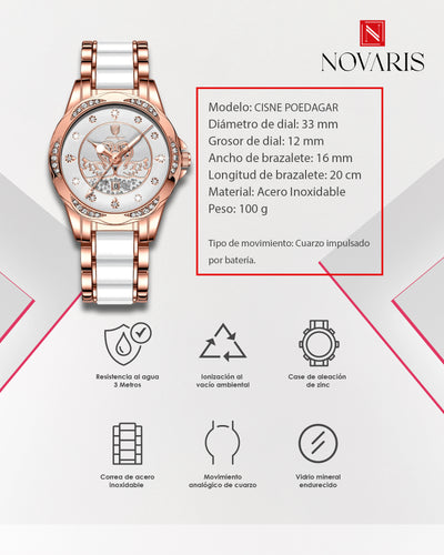 RELOJ  DAMA CISNE POEDAGAR (RDG)