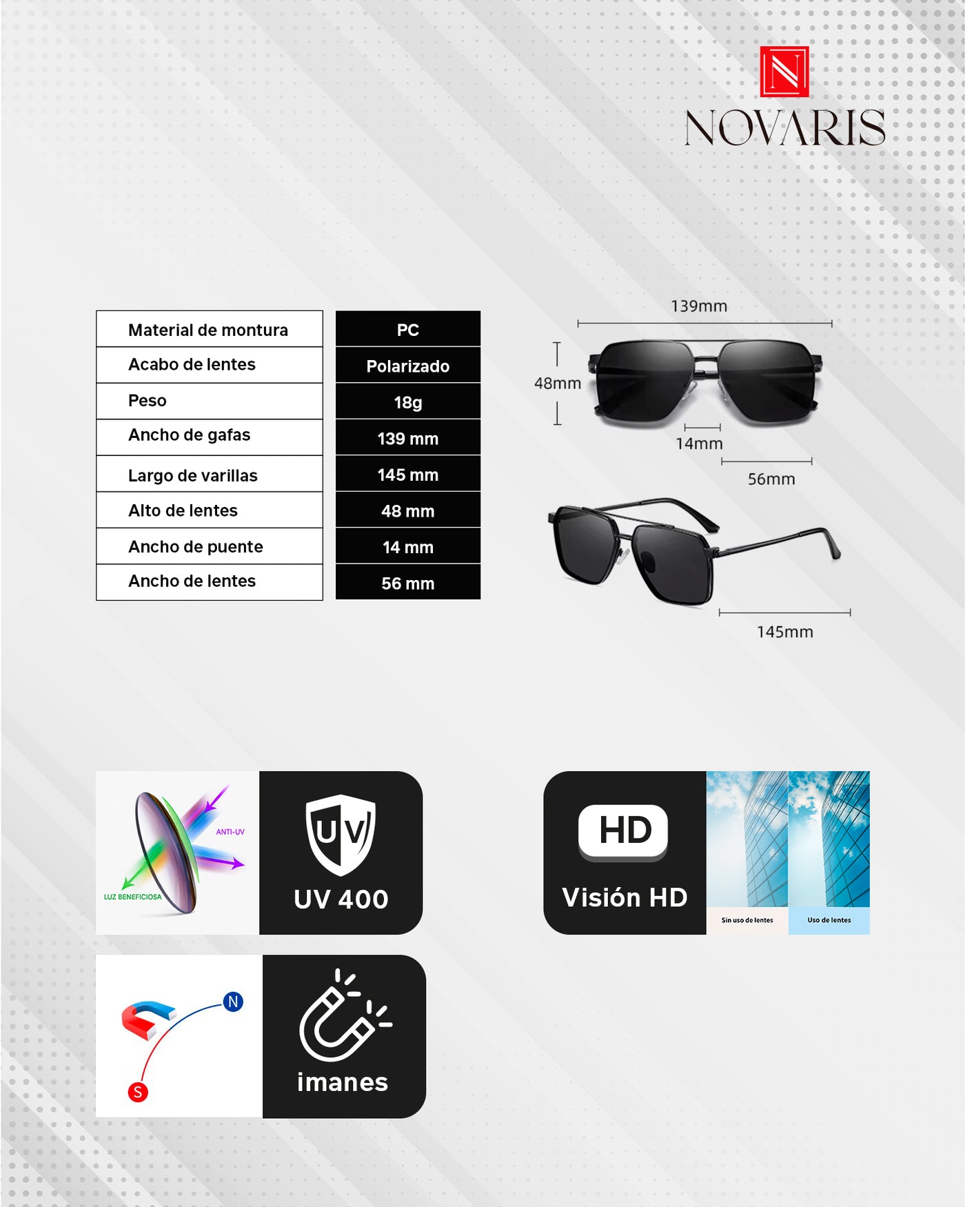 LENTES HOMBRE CONVERTIBLES HELIOS (LHR)