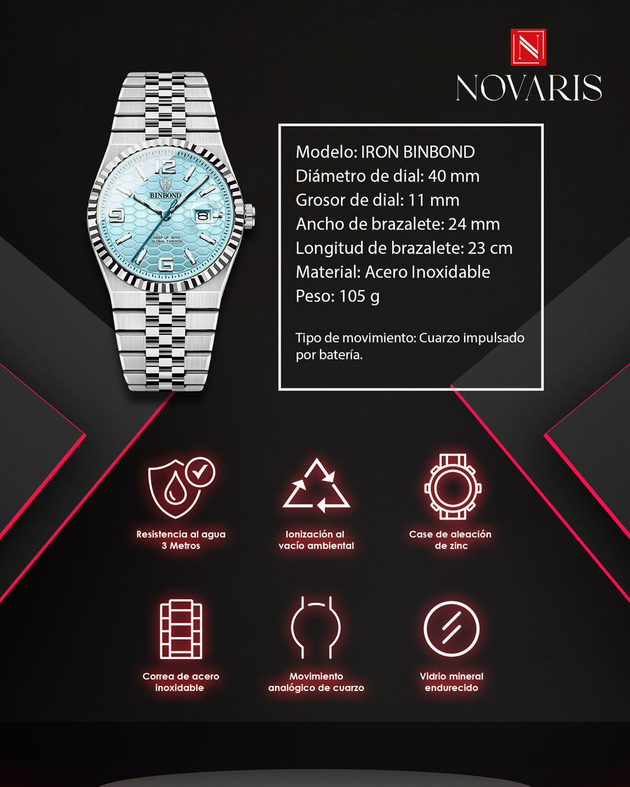 RELOJ HOMBRE IRON BINBOND (RHT)